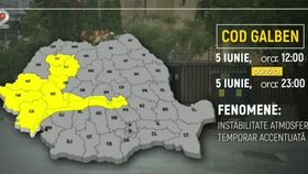 VIDEO Recorduri termice și vijelii extreme în România